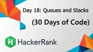 HackerRank Day 18: Queues and Stacks | Java Solution