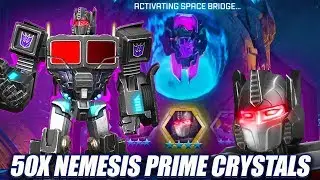 EPIC 50x Nemesis Prime Crystal Opening! - Transformers: Forged To Fight