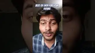 Best of Luck for Your Future || Miss U