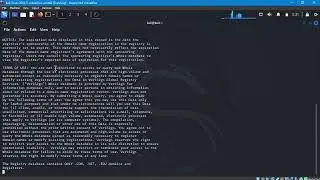 استخدام whois