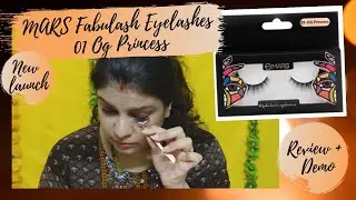 MARS Fabulash Eyelash Review | New Launch | Affordable Eyelashes | Festive Series #3