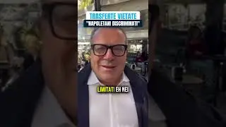 ❌️ Napoletani discriminati ❌️ L'avvocato Pisani a TuttoNapoli, parla delle Trasferte Vietate