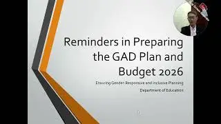 GAD PLAN AND BUDGET REMINDERS FOR 2026