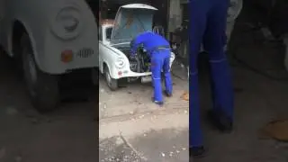 Trabant P50 first start (engine sound)