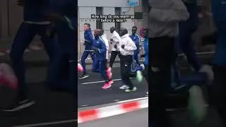 How long do you warm up  before a race? | Eliud Kipchoge INEOS 1:59