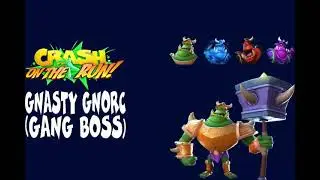 Crash On The Run OST Gnasty Gnorc Gang Boss