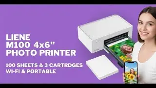 Liene M100 Photo Printer Review &ndash; Best Portable 4x6 Instant Printer for iPhone & Android!