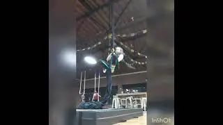 Aerial Silks: Hip key, plank, spin, bird cage, cocoon, sailboat