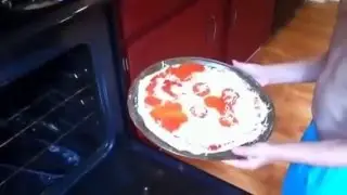 Cooking with chef Mario Pizza