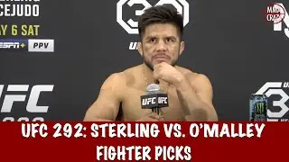 UFC 292: Aljamain Sterling vs. Sean O'Malley Fighter Picks