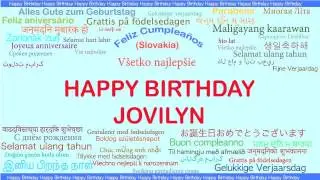 Jovilyn   Languages Idiomas - Happy Birthday