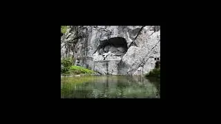 World History- The Lion Monument in Lucerne, Switzerland has a fascinating backstory.#shorts #viral