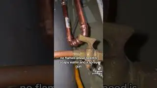 How to find a gas leak! #naturalgas #leaks #plumping #plumbing #plumber #homemaintenance #homerepair