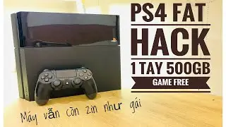 Bán bộ ps4 FAT hack 500gb 1 tay model 11xx máy zin cho bác Đức Anh ở Tuyên Quang