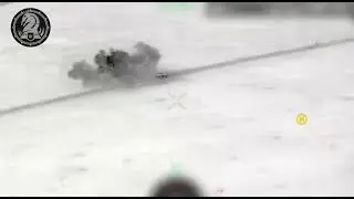 The 47th Mechanized Brigade 🐉 repelling an assault in the Adviivka area with an M2 Bradley s
