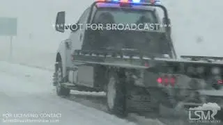 11-25-2018 Kansas City, MO - Semi Nearly Falls Off Overpass