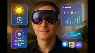 Decorating my room with Widgets in Apple Vision Pro