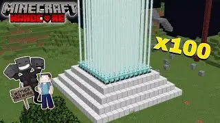I made 100 beacons in minecraft hardcore (HINDI) |GamerTranzeil |