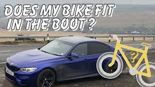 Will My Bike Fit In The Boot Of My Car BMW F80 M3 / F30 3 Series Saloon ? 3 Series Sedan Trunk Space