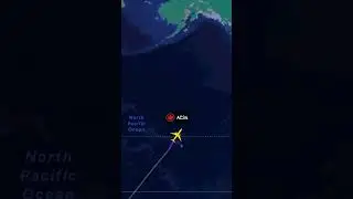 One of the longest oceanic flight routes in the world! #aviation #boeing #airbus #australia #canada