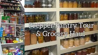 Prepper Pantry Tour • #threeriverschallenge • Shop with Me • Weekly Grocery Haul & Meal Plan