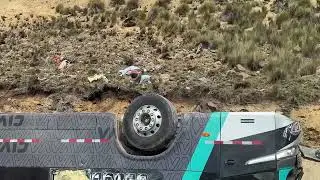 ACCIDENTE BUS - CIVA- RUTA AYACUCHO MAYO 2024