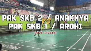 PERTARUNGAN BADMINTON PARTAI GENDONGAN LAGI GUYS 😱😱😱 !!!