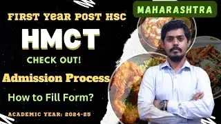 First Year Post HSC Diploma Technical Courses in HMCT Admissions 2024 - 2025