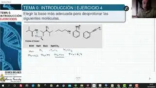 TEMA 0. INTRODUCCI&Oacute;N A LA QU&Iacute;MICA ORG&Aacute;NICA | PROBLEMA 4. ACIDEZ Y BASICIDAD
