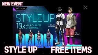 Style Up Event Today Free Fire New Bundle All Free Items