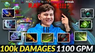 iLTW RAMPAGE wiith EPIC 100k damages 1k1 GPM in 1 hour game