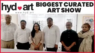 HYD.ART 2025: The Masterpieces, The Stories, The Artists | Biggest Art Showcase | Hyderabad |Hybiztv