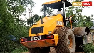 JCB 116 DD Road Roller review ! JCB Working on Field Video