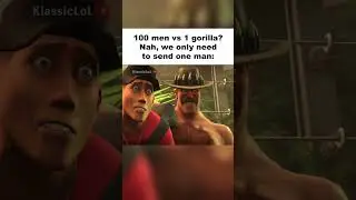 That Gorilla stands NO chance 💀 (TF2 meme)