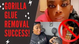 UPDATE!!! We figured out how to remove GORILLA GLUE FROM HAIR!