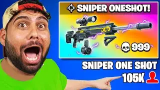 SNIPER ONE SHOT KILL CHALLENGE in Fortnite!