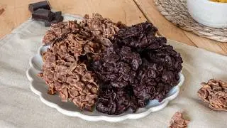Recette Roses des sables chocolat au lait et chocolat noir