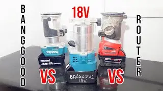 Обзор фрезера Banggood 18 В | Сможет ли он превзойти Makita и Milwaukee? | Обзор беспроводных фре...