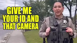 Officer Exposed After Trying to Seize Camera and Demand ID | Audit