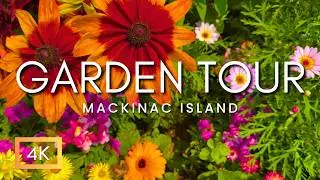Relaxing Garden Tour of AMAZING FLOWERS on Mackinac Island | Peaceful Music For Relaxing
