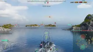 World of Warships - V Ohama Krążkownik - Polski gameplay