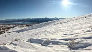 Roundhill NZ Skiing - Wind Affected Pow (Aug 20 2025)