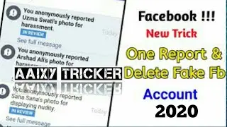 How to report facebook account 2020 | 1 report remove any facebook account || #aaixy