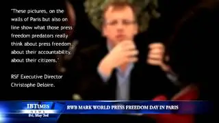 Reporters Without Borders Celebrate World Press Freedom Day In Paris