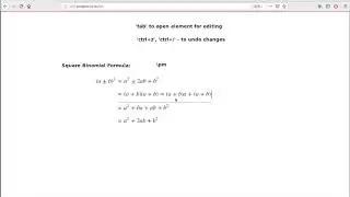 Blackboard2: Latex commands, error correction, direct editing
