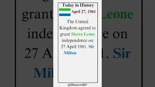 Sierra Leone Independence  - April 27, 1961