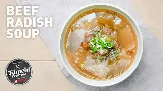 Суп из говяжьего редиса / 소고기 무국 / Как приготовить простой корейский рецепт: Му-гук!