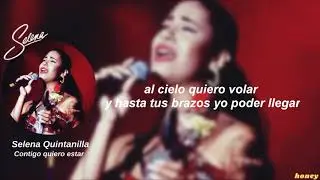 🤍 Selena Quintanilla || Contigo Quiero Estar Letra
