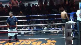 Lion Muay Thai-student TKO's opponent