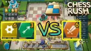 6 Cyborg 3 Hunter VS 6 Warrior | Chess Rush
